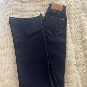 Zara Dark Blue Flare Jeans